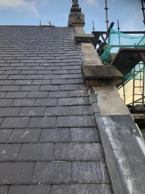 Church roof being repaired — photo 9